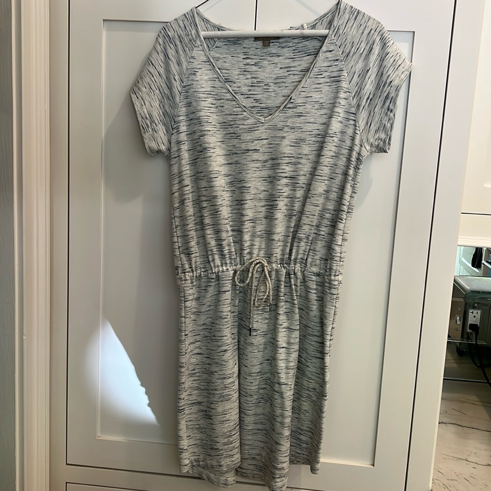Lilla P T shirt dress. Cinch waist. Size S.